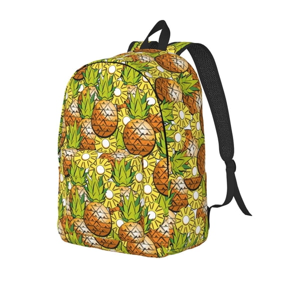 Yiaed Tropical Summer Fruit Print Print Laptop Backpack Travel Canvas Backpack Vintage Aesthetic Backpack for School Knapsack Backpack Backpack for School-Small
