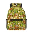thumbnail image 1 of Yiaed Tropical Summer Fruit Print School Backpack College Backpack Daypacks for Students High School Spacious and Durable Daypack for Work and Travel-One Size, 1 of 6