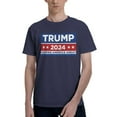 thumbnail image 1 of Yiaed Trump 2024 Keeping America Great Print Mens T-Shirt,Lightweight Cotton Tee, Crewneck T-Shirt For Men Basic Tee Shirt-Small, 1 of 1