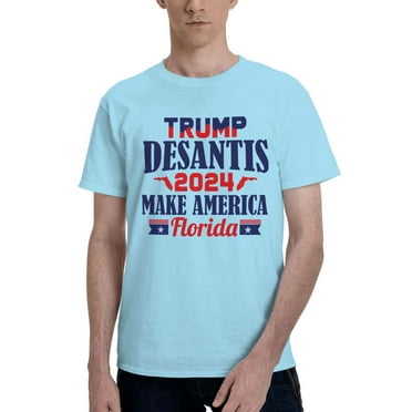 Yiaed Trump 2024 Print Mens T-Shirt,Lightweight Cotton Tee, Crewneck T-Shirt For Men Basic Tee Shirt-5X-Large