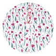 thumbnail image 1 of Yiaed Tulips Flowers Print Christmas Tree Skirt , Tree SkirtsTree Mat for Christmas Winter Holiday Indoor Decorations-30", 1 of 7