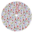 thumbnail image 1 of Yiaed Tulips Flowers Print Christmas Tree Skirt , Tree SkirtsTree Mat for Christmas Winter Holiday Indoor Decorations-30", 1 of 7