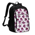thumbnail image 1 of Yiaed Tulips Flowers Print Laptop Backpack,Business Travel Durable Laptops Backpack with USB Charging Port,Water Resistant College Computer Bag, 1 of 5