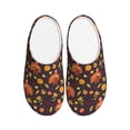 thumbnail image 1 of Yiaed Turkey Bird Print Slippers Fuzzy Warm Cozy Slippers Non Slip House Slippers For Indoor Outdoor Slippers House Slippers-39/40, 1 of 7