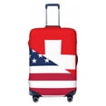thumbnail image 1 of Yiaed USA Switzerland Print Travel Luggage Cover Suitcase Protector Fits 18-32 Inch Luggage Wheel Covers Patterned Elastic Luggage Anti-scratch（No luggage）-X-Large, 1 of 5
