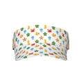 thumbnail image 1 of Yiaed Undersea Animals Print Sport Sun Visor Hats Adjustable Empty Top Baseball Cap Cotton Ball Caps for Women and Men, 1 of 5