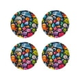 thumbnail image 1 of Yiaed Underwater Diving Animals Print Leather Coasters for Drinks - Cup Coasters Coffee Table Kitchen Table Bar, Home & Office Gifts Handmade Drink Coasters-Round Shape, 1 of 6