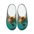 thumbnail image 1 of Yiaed Underwater Swimming Duck Print Slippers Fuzzy Warm Cozy Slippers Non Slip House Slippers For Indoor Outdoor Slippers House Slippers-8, 1 of 7