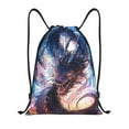 thumbnail image 1 of Yiaed Urban Style Colorful Dragon Print Drawstring Bags Drawstring Backpack Bulk String Back Pack Gym Sport Bag-Medium, 1 of 5