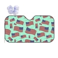 thumbnail image 1 of Yiaed Usa Flag Print Car Windshield Sunshade Front Auto Car Front Window Sun Shade Foldable Sun Visor Shield Cover Auto Accessories for Sedan SUV Truck-Small, 1 of 5