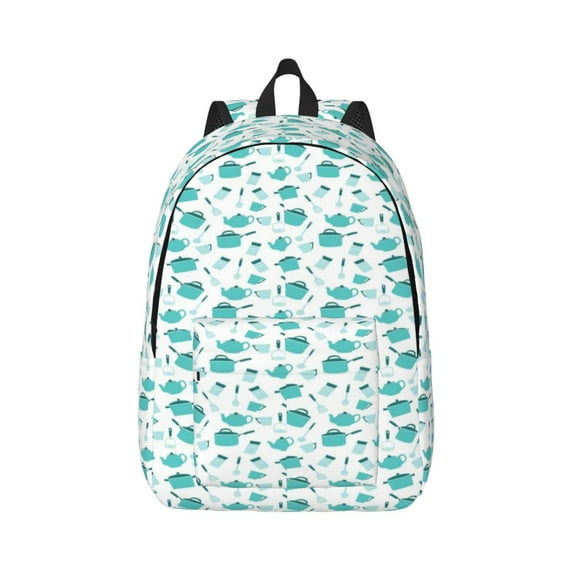 Yiaed Utensiles Print Backpack, Premium Laptop Backpack, Travel Backpack for Women, Lightweight Backpacks, Comfortable Back Pack-Small