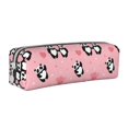 thumbnail image 1 of Yiaed Valentine'S Day Panda Print Leather Pencil Case - Leather Pen Pencil Holder - Elegant & Practical Pencil Pouch for Work & Office, 1 of 7