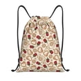 thumbnail image 1 of Yiaed Valentine'S Day Rose Print Drawstring Bags Drawstring Backpack Bulk String Back Pack Gym Sport Bag-Medium, 1 of 5