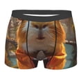 thumbnail image 1 of Yiaed Valley Meditating Guinea Pig Print Men's Soft Cotton Boxer Shorts Breathable Boxers Underwear Moisture-Wicking Underwear Stretch Boxer Briefs for Man-Medium, 1 of 5
