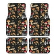 thumbnail image 1 of Yiaed Various Mushrooms Print Carpet Floor Mats for Cars, Auto Accessories Front & Rear Car Floor Mats Car Floor Foot Mat Sets of 4 Pieces, 1 of 7