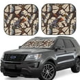 thumbnail image 1 of Yiaed Vector Butterflies Print Car Front Windshield Sun Shade,Foldable Anti-UV Car Sunshade for Front Window for Most Vehicles-Large, 1 of 5