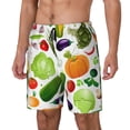 thumbnail image 1 of Yiaed Vegetables2 Print Mens Swim Trunks Bathing Suit Compression Liner Beach Swim Shorts Swimwear Quick Dry Zipper Pocket No-Chafing Board Short-XX-Large, 1 of 6