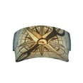 thumbnail image 1 of Yiaed Vintage Compass Print Sport Sun Visor Hats Adjustable Empty Top Baseball Cap Cotton Ball Caps for Women and Men, 1 of 5