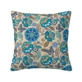 thumbnail image 1 of Yiaed Vintage Floral Butterflies Print Pillow Covers Super Soft Decorative Square Throw Pillow Covers Case Cushion Covers for Sofa Couch Bedroom Car Decor（No pillow core）-18"x18", 1 of 7
