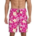 thumbnail image 1 of Yiaed Vintage Flowers for Men's Soft Sleep Pajama Short Lounging Pajama Shorts-Medium, 1 of 8