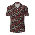 thumbnail image 1 of Yiaed Vintage GamingPrint Men's Short Sleeve Polo Shirt,Golf Polo for Men Three-Button Golf Shirt Athletic Casual Collared T-Shirt- 3X-Large, 1 of 7