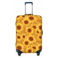 thumbnail image 1 of Yiaed Vintage Leopard Print Sunflower Print Travel Luggage Cover Suitcase Protector Fits 18-32 Inch Luggage Wheel Covers Patterned Elastic Luggage Anti-scratch（No luggage）-Medium, 1 of 5