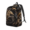 thumbnail image 1 of Yiaed Vintage Metal Dragon Print Print Laptop Backpack Travel Canvas Backpack Vintage Aesthetic Backpack for School Knapsack Backpack Backpack for School-Small, 1 of 5