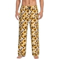 thumbnail image 1 of Yiaed Vintage Plaid Cute Sunflower Print Men's Lounge Pants, Loose PJ Bottoms, Long Pajama Pants for Men-Medium, 1 of 5