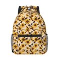 thumbnail image 1 of Yiaed Vintage Plaid Cute Sunflower Print School Backpack College Backpack Daypacks for Students High School Spacious and Durable Daypack for Work and Travel-One Size, 1 of 6