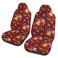 thumbnail image 1 of Yiaed Vintage Santa Skiing Red Plaid Print Car Seat Covers,Universal Auto Seats Protector Fits for Car,SUV Sedan,Truck,Automotive Seat Covers & Accessories(Two packs), 1 of 7