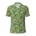 thumbnail image 1 of Yiaed Vintage Sugar SkullPrint Men's Short Sleeve Polo Shirt,Golf Polo for Men Three-Button Golf Shirt Athletic Casual Collared T-Shirt- 4X-Large, 1 of 7