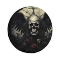 thumbnail image 1 of Yiaed Vintage Winged Rose Skull 标题-17 inch, 1 of 6