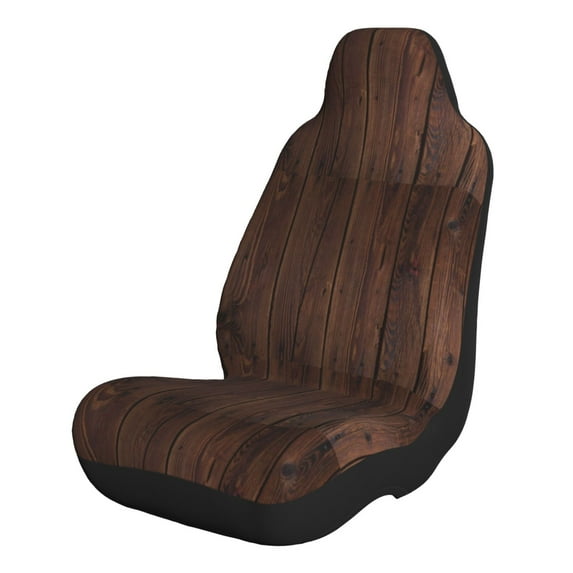 Yiaed Vintage Wood Print Car Seat Covers,Universal Auto Seats Protector Fits for Car,SUV Sedan,Truck,Automotive Seat Covers & Accessories-2 PCS