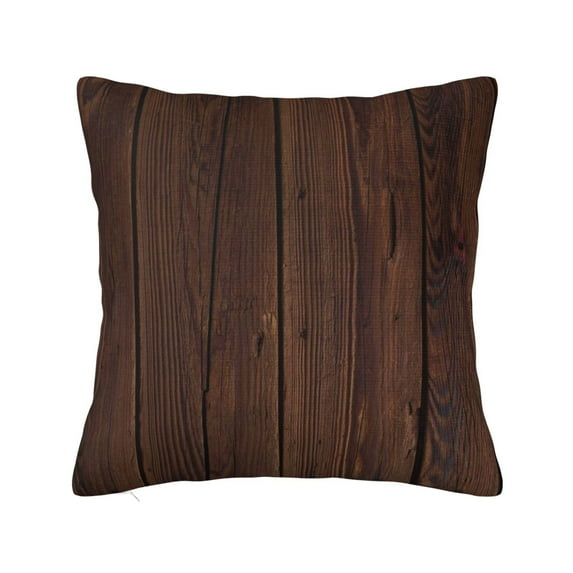 Yiaed Vintage Wood Print Pillow Covers Super Soft Decorative Square Throw Pillow Covers Case Cushion Covers for Sofa Couch Bedroom Car Decor(No pillow core)-24"x24"