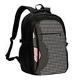 thumbnail image 1 of Yiaed Vinyl Records Print Laptop Backpack,Business Travel Durable Laptops Backpack with USB Charging Port,Water Resistant College Computer Bag, 1 of 5