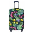 thumbnail image 1 of Yiaed Watercolor Cactuses Print Travel Luggage Cover Suitcase Protector Fits 18-32 Inch Luggage Wheel Covers Patterned Elastic Luggage Anti-scratch（No luggage）-Small, 1 of 5