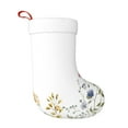 thumbnail image 1 of Yiaed Watercolor Floral Print Christmas Stockings, Christmas Stockings Hanging Ornaments, Christmas Stockings for Family Christmas Holiday Decorations, 1 of 7