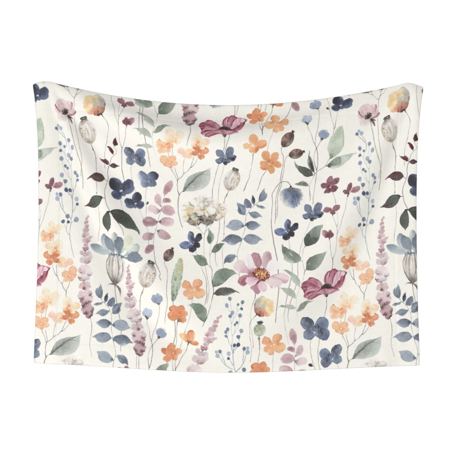 Yiaed Watercolor Floral Print Dog BlanketsCat Blanket Washable for