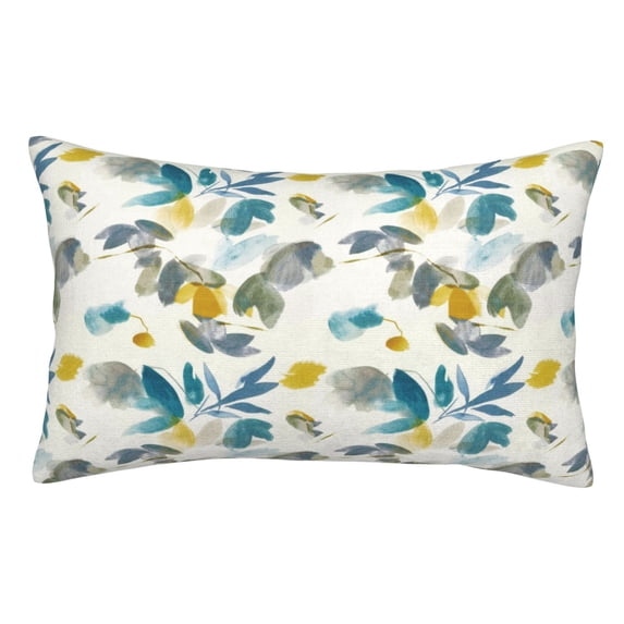 Yiaed Watercolor Leaves Print Brushed Microfiber Envelope Pillowcases, Standard,Envelope Closure Pillow Cases(No pillow core)-16"x24"
