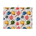 thumbnail image 1 of Yiaed Watercolor Teapots Print Highly Absorbent Microfiber Kitchen Counter Mat, Dish Drying Pad for Dishes, Utensils, Pots and Pans, Large 18" x 24", 1 of 7