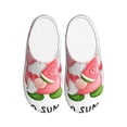 thumbnail image 1 of Yiaed Watercolor Tropical Gnomes Print Slippers Fuzzy Warm Cozy Slippers Non Slip House Slippers For Indoor Outdoor Slippers House Slippers-11, 1 of 7