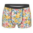 thumbnail image 1 of Yiaed Watercolor Wildflowers Print Men's Soft Cotton Boxer Shorts Breathable Boxers Underwear Moisture-Wicking Underwear Stretch Boxer Briefs for Man-Small, 1 of 5