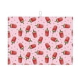 thumbnail image 1 of Yiaed Watermelon Ice Cream Print Highly Absorbent Microfiber Kitchen Counter Mat, Dish Drying Pad for Dishes, Utensils, Pots and Pans, Large 18" x 24", 1 of 7
