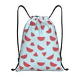 thumbnail image 1 of Yiaed Watermelon Print Drawstring Bags Drawstring Backpack Bulk String Back Pack Gym Sport Bag-Medium, 1 of 5