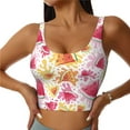 thumbnail image 1 of Yiaed Watermelon Print Ladies Waistcoat Women Sports Vest Vest Sports Women Sports Top Yoga Vest for women-Small, 1 of 8