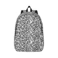 thumbnail image 1 of Yiaed Weave Geometric Print Backpack, Premium Laptop Backpack, Travel Backpack for Women, Lightweight Backpacks, Comfortable Back Pack-Medium, 1 of 5