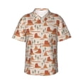 thumbnail image 1 of Yiaed Western Desert Nature Landscape Print Hawaiian Shirt for Men Short Sleeve Button Down Shirts Beach Shirts for Men,X-Large, 1 of 7