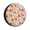 thumbnail image 1 of Yiaed Western Desert Nature Landscape Print Print Tire Wheel Cover, tire covers for trailers,rv wheel covers,rv tire covers, camper tire covers,tire covers for cars-15 inch, 1 of 6
