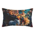 thumbnail image 1 of Yiaed Whimsical Animal Spiral Print Brushed Microfiber Envelope Pillowcases, Standard,Envelope Closure Pillow Cases(Without Pillow Core)-16"x24", 1 of 6