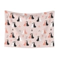 thumbnail image 1 of Yiaed White And Black Rabbit Print Dog Blankets-Cat Blanket Washable for Couch Protection,Puppy Blanket, Soft Plush Reversible Throw Furniture Protector-Small, 1 of 8